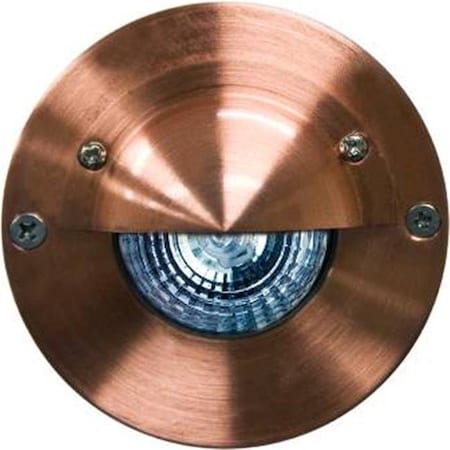 Dabmar Lighting Dabmar Lighting LV625-CP Solid Copper In-Ground Well Light with Eyelid; Copper LV625-CP
